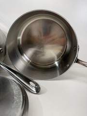 All-Clad Stainless Steel 3.5 qt. Saucepan and Double Boiler And Lid
