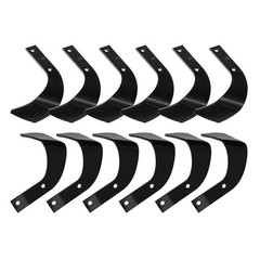 Rotary Tine Kit For Honda FC800 FRC800K1 Rototiller 06722-V20-003 12PCS Tines