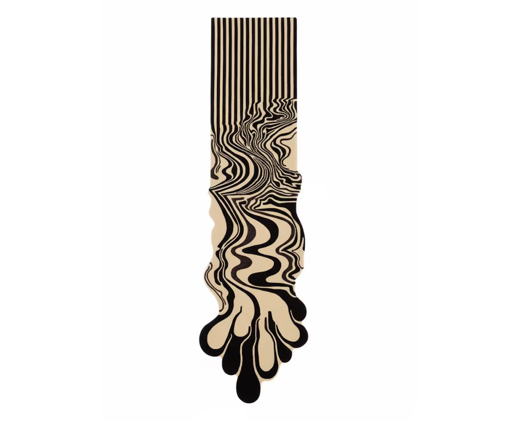 Wendy Morrison “Story” Melting Cream Runner – Luxury Abstract Hand-Tufted Wool