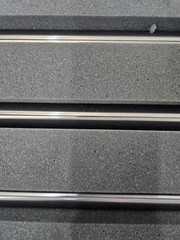 GE CAFE FRENCH DOOR REFRIGERATOR HANDLE SET CXLB3H3PMBT BRUSHED BLACK 3 PC