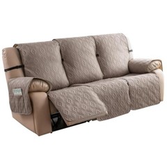 Waterproof Couch Cover for Reclining Couch 3 Seat Recliner Sofa Covers