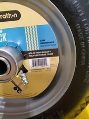 Marathon 4 in. D X 10.3 in. D 300 lb. cap. Offset Hand Truck Tire