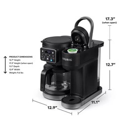 Keurig K-Duo Single-Serve & Carafe Coffee Maker – Black