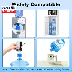 3 & 5 Gallon Water Jug Cap 3 Pack Reusable Food Grade Silicone Replacement Cap