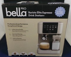 bella PRO – Barista Elite Espresso Coffee Drink Station + with Milk Frother