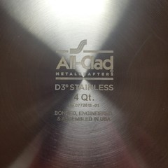 All-Clad D3 3-Ply Stainless Steel Sauté Pan with Lid & Handle 3 Quart NWT