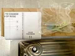 Baldwin ROSE-9.8IN HLF DUMMY 050, R047.050.IDM Single Dummy Rose, Antique Brass