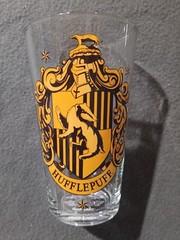 Harry Potter Hufflepuff 16oz Glassware Hand Wash Only Collectible