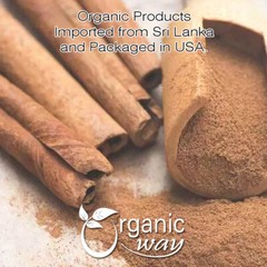 Organic Way True Ceylon Cinnamon Sticks – Organic, Kosher & USDA Certified