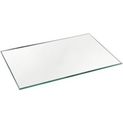 Plymor 4″ x 6″ Rectangle, 3mm Thick Non-Beveled Glass Mirror