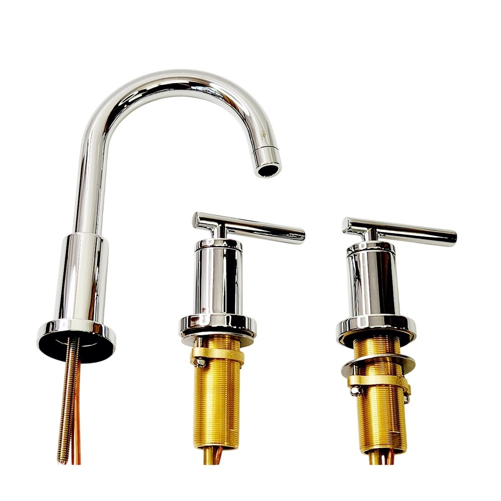 Miseno MNO1343LCP Mia 1.2 GPM Widespread Bathroom Faucet – Polished Chrome READ
