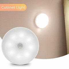 LED Motion Sensor Under Cabinet Closet Light USB Rechargeable Kitchen Lamp