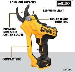 For DEWALT CANDADA 20V MAX Li-Ion Cordless Hand Pruner (Tool-Only) DCPR320B