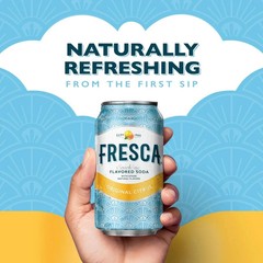 Fresca grapefruit citrus Soda Pop, 12 fl oz, 12 Pack Cans…..