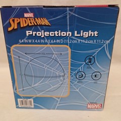 Marvel Spider-Man Color Changing Projection Night Light, Battery Powered, 4.4 in