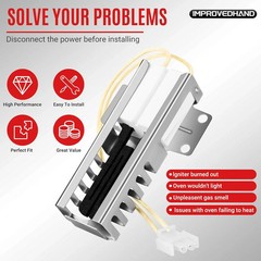 WB13K21 Oven Igniter Replacement for G-E Sam-sung Hot-point Ken-more Gas Range