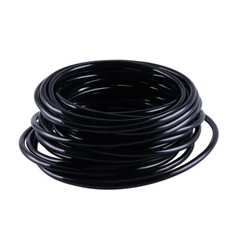 Black Pneumatic Tubing Pipe PU Polyurethane Air Compressor Tubing Hose 15 Meter