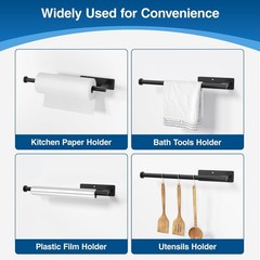 Paper Towel Holder Under Cabinet – Stainless Steel Paper Towel Holder Wall Mount