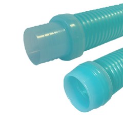 Puri Tech Pool Cleaner Vac Hose Kreepy Krauly Barracuda 1.5 in x 48 ft Aqua 9 pk