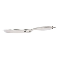 11in Stainless Steel Crepe Pan Pancake Pan Non Stick Cooking Pan For Kitchen