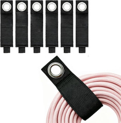 6 PCS Extension Cord Holder, Extension Cord Strap, Cable Organizer Straps for Co
