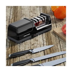 Enutogo Knife Sharpener, Professional 2-Stages Eleltric Knife Sharpeners with…
