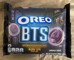 OREO LIMITED EDITION BTS BROWN SUGAR PANCAKE FLAVOR CREME SANDWICH COOKIES