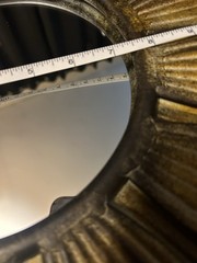 Pier 1 Sunburst Sunflower Metal Wall Mirror 26.5″ Bronze Tone
