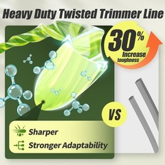 Weed Eater String, 095 Wacker String of 200-Feet, 0.5LB x .095in, Yellow