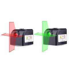 Mini Cross Red / Green Laser Level 2 Lines Horizontal and Vertical Cross Line vP