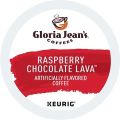 Gloria Jean’s Raspberry Chocolate Lava Coffee, Keurig K-Cup Pod, 24 Count