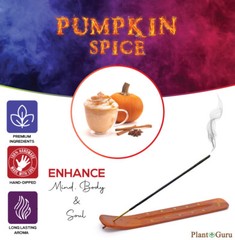 PUMPKIN SPICE Incense Sticks 7″ Bulk Pack Wholesale Hand Dipped Lot