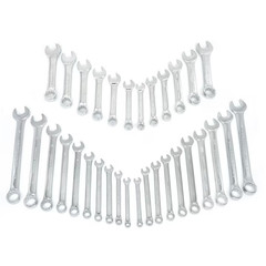 32-Piece Wrench Set, Combination Tools, Metric and SAE Sizes Included NEW
