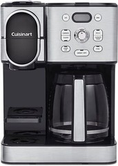 Cuisinart Coffee Center SS-16 12-Cup 2-in-1 Coffee Maker – Black Stainless Steel