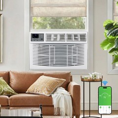 8000 BTU 115V Window Air Conditioner w/Remote Control & LED Digital Panel, Wifi