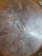 10 pc Calphalon Tri-Clad Copper Bottom Stainless Cookware Set Pots Pans Lids.