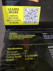 RYOBI 40V 24″inch Cordless Battery Hedge Trimmer (Tool Only) NEW, Free Shipping