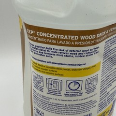 Zep Concentrated Wood Deck & Fence Pressure Wash Cleaner 1 Gallon for Mold