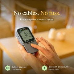Airthings 325 Corentium Home 2 Smart Digital Radon Detector – 1 Pack, Black