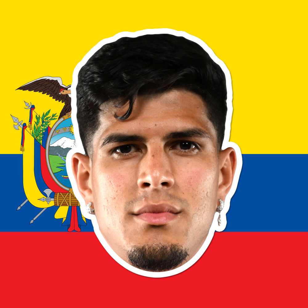 Ecuador Coast National Team Big Head Cutout – Joel Ordóñez, John Yeboah