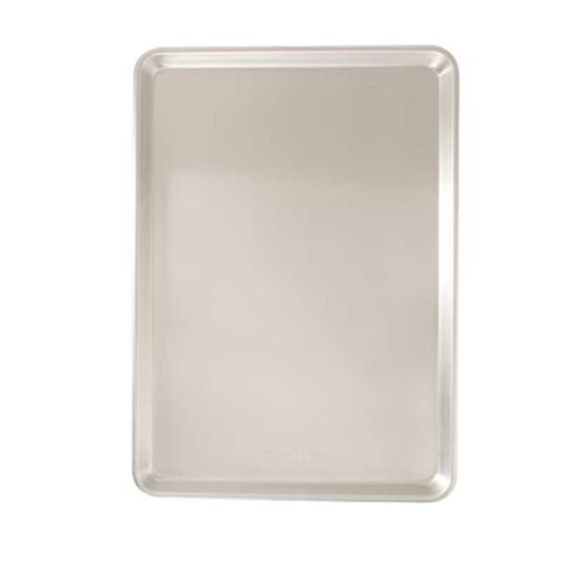 Naturals Jumbo Cookie Sheet: Aluminum Baking Pan, Oven-Safe, Silver