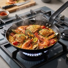 Lodge CRS10 10″ Carbon Steel Skillet Pre-Seasoned Lightweight Multi-Purpose Pan