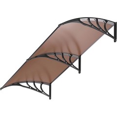 40×40”/80”/120” Outdoor Door Window Awning Patio Canopy Rain Cover Sun Shade