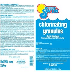 In The Swim Granular Pool Chlorine – Di-Chlor Pool Shock – 2 Pounds