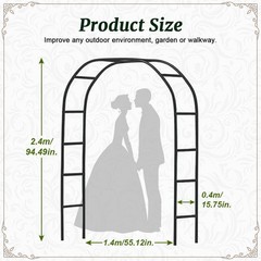 Wedding Arch Metal Garden Arch Garden Arbor Trellis Iron For Climbing Plants