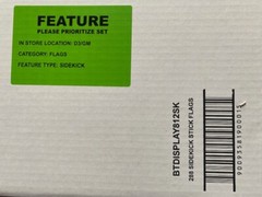 (Case of 288) Flag 8″x12″ USE8D SMALL Stick United States US American Cemetery
