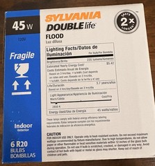 45 w 120V Indoor Interior SYLVANIA DOUBLE life™ FLOOD