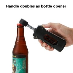 Rabbit Premium Wine Wing Corkscrew Opener 2.36 x 1.97 x 7.68 IN, Black