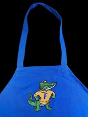 University of Florida (UF) Apron w/No Pockets / 39k Stitches Brand New