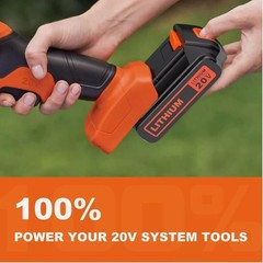 2Pack 20V Lithium-ion 1.5Ah Battery for BLACK DECKER 20 Volt LBXR20 LBX20 LB20